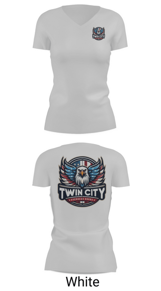Womens Short Sleeve Vneck Shirt, Twin City Overhead Door, , Teamtime, Team time, sublimation, custom sports apparel, team uniforms, spirit wear, spiritwear, sports uniforms, custom shirts, team store, custom team store, fundraiser sports, apparel fundraiser