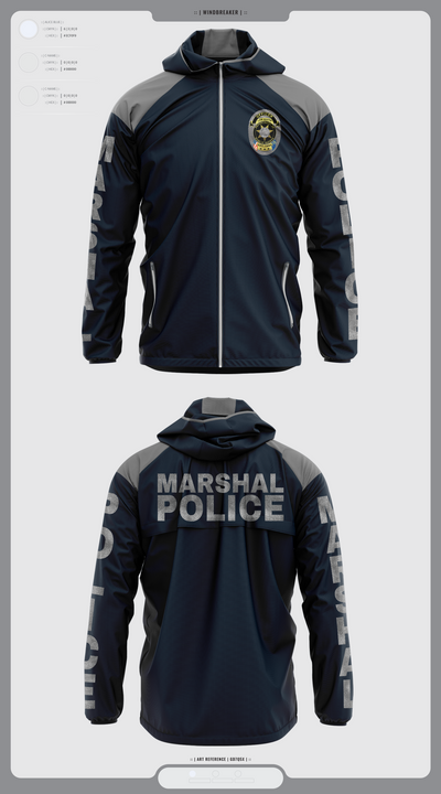 Las Vegas city marshals 28118812 Windbreaker - 2