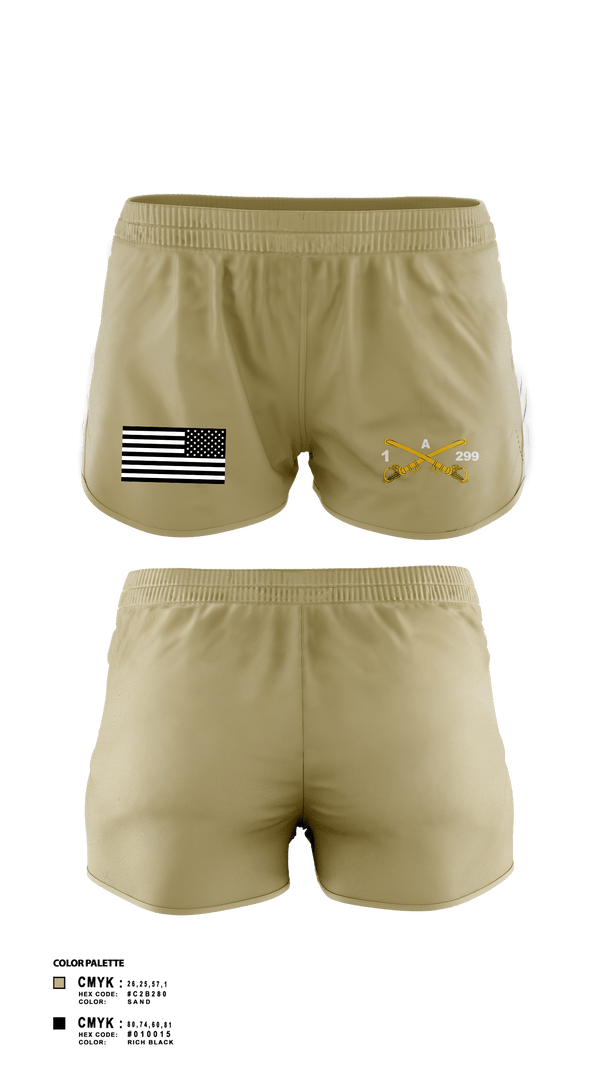 Womens Shorts, Bad boyzBlue Ewok, Army, Teamtime, Team time, sublimation, custom sports apparel, team uniforms, spirit wear, spiritwear, sports uniforms, custom shirts, team store, custom team store, fundraiser sports, apparel fundraiser