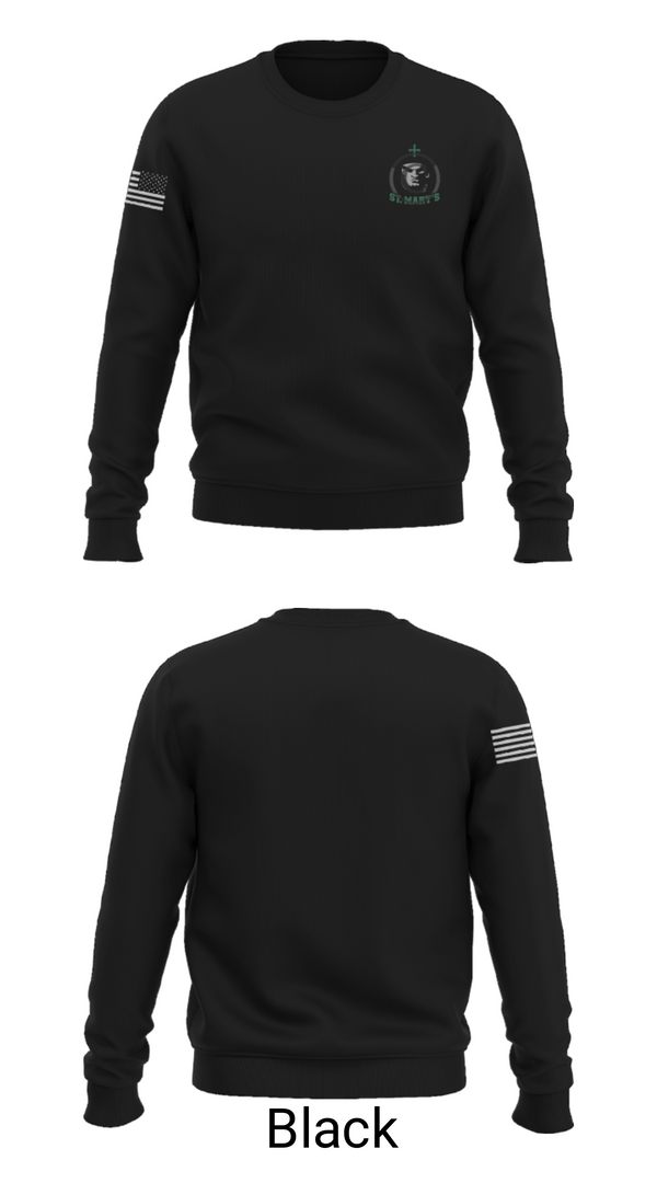 Crew Neck Sweatshirt, Saint Mary's High School Basketball, Women's Basketball, Teamtime, Team time, sublimation, custom sports apparel, team uniforms, spirit wear, spiritwear, sports uniforms, custom shirts, team store, custom team store, fundraiser sports, apparel fundraiser