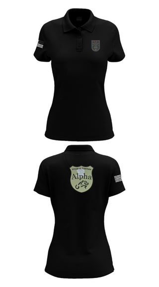 Womens Short Sleeve Performance Polo, 4./401 PzGrenBtl, Army, Teamtime, Team time, sublimation, custom sports apparel, team uniforms, spirit wear, spiritwear, sports uniforms, custom shirts, team store, custom team store, fundraiser sports, apparel fundraiser