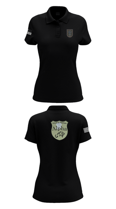 4./401 PzGrenBtl 62618383 Women's Short Sleeve Performance Polo  - 35