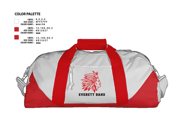 Duffle Bag, Everett High School Band, Spirit Store, Teamtime, Team time, sublimation, custom sports apparel, team uniforms, spirit wear, spiritwear, sports uniforms, custom shirts, team store, custom team store, fundraiser sports, apparel fundraiser