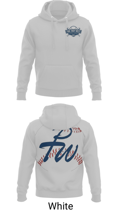 Par-Troy West Little League Baseball 82759828 Hoodie - 3