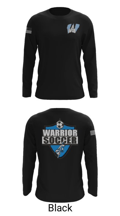 Willowbrook Warriors 8635943 Long Sleeve Performance Shirt - 26