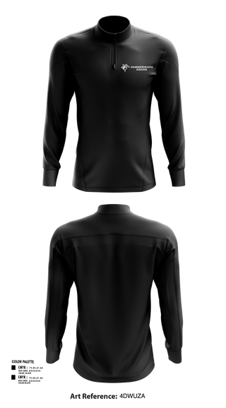 Quarter Zip Jacket, Hammerheads Racing, Spirit Store, Teamtime, Team time, sublimation, custom sports apparel, team uniforms, spirit wear, spiritwear, sports uniforms, custom shirts, team store, custom team store, fundraiser sports, apparel fundraiser
