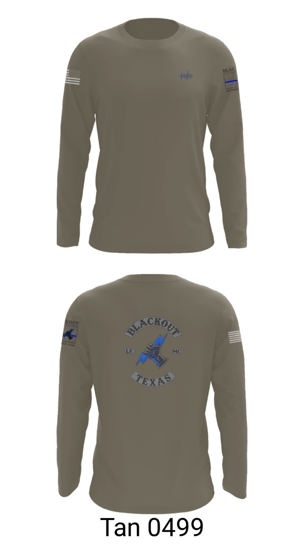 Long Sleeve Performance Shirt, BLACKOUT LE-MC, , Teamtime, Team time, sublimation, custom sports apparel, team uniforms, spirit wear, spiritwear, sports uniforms, custom shirts, team store, custom team store, fundraiser sports, apparel fundraiser