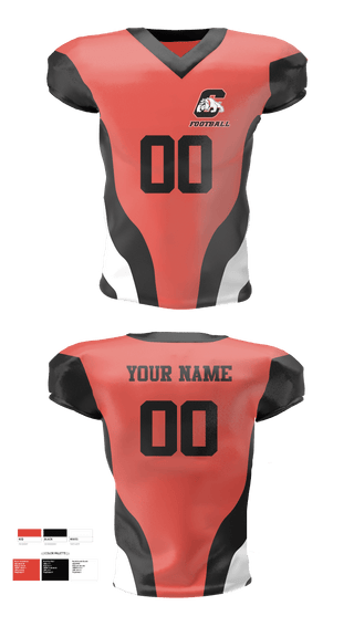 Football Jersey, Central High School Football, Football, Teamtime, Team time, sublimation, custom sports apparel, team uniforms, spirit wear, spiritwear, sports uniforms, custom shirts, team store, custom team store, fundraiser sports, apparel fundraiser