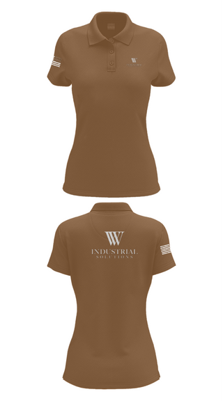 Womens Short Sleeve Performance Polo, WV Industrial Solutions, , Teamtime, Team time, sublimation, custom sports apparel, team uniforms, spirit wear, spiritwear, sports uniforms, custom shirts, team store, custom team store, fundraiser sports, apparel fundraiser