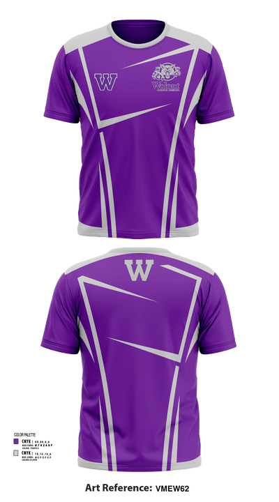 Walnut Middle School 47945312 Short Sleeve Performance Shirt - 114