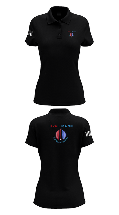 Hvacmannllc 74624786 Women's Short Sleeve Performance Polo  - 36