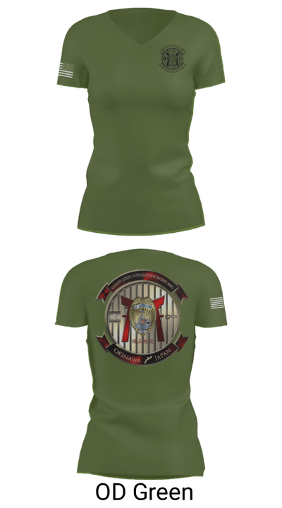 HQSPT Bn, PMO, Brig 79811584 Women's Short Sleeve V-neck Shirt - 48