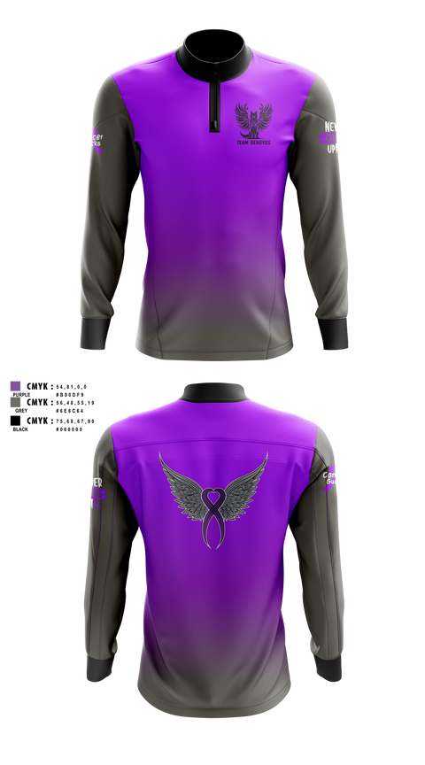Quarter Zip Jacket, Team DeHoyos, , Teamtime, Team time, sublimation, custom sports apparel, team uniforms, spirit wear, spiritwear, sports uniforms, custom shirts, team store, custom team store, fundraiser sports, apparel fundraiser