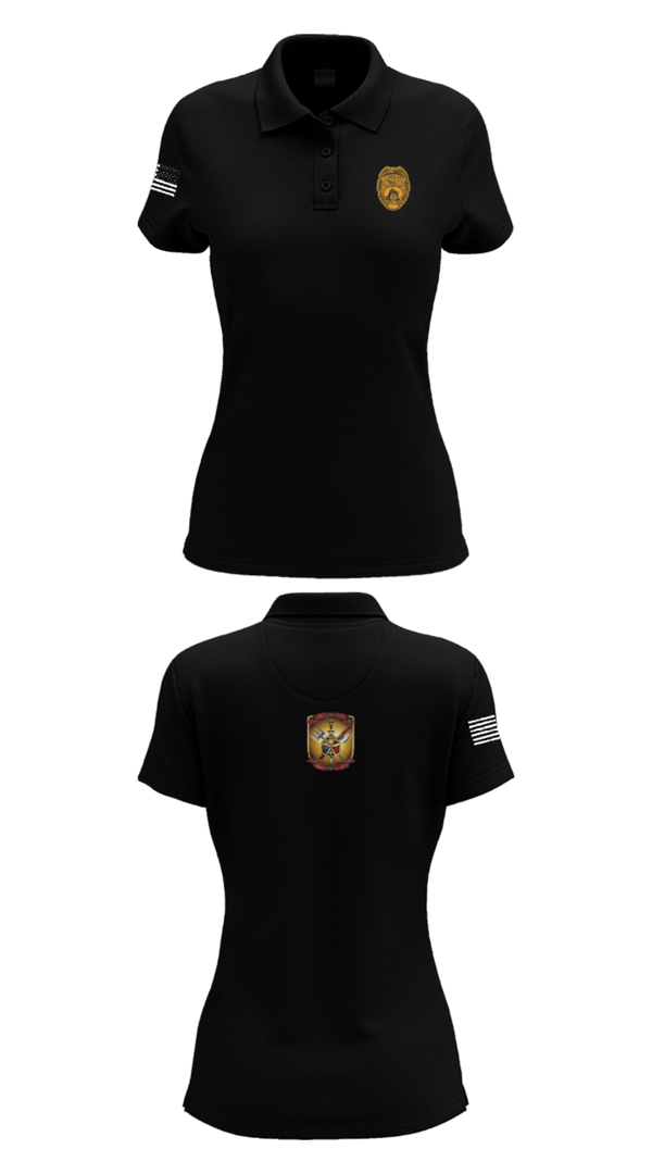 Women's Short Sleeve Performance Polo, 4th Law Enforcement Battalion Bravo Company, Marines, Teamtime, Team time, sublimation, custom sports apparel, team uniforms, spirit wear, spiritwear, sports uniforms, custom shirts, team store, custom team store, fundraiser sports, apparel fundraiser