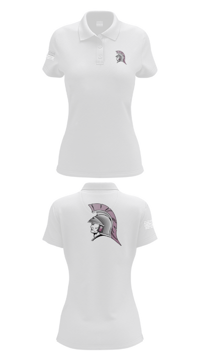 Southeast of Saline Trojans 16911990 Women's Short Sleeve Performance Polo  - 17
