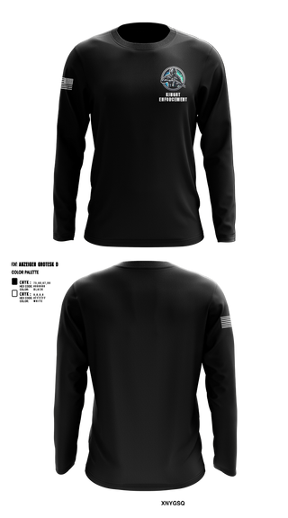 Long Sleeve Performance Shirt, KINGHT ENFORCEMENT, , Teamtime, Team time, sublimation, custom sports apparel, team uniforms, spirit wear, spiritwear, sports uniforms, custom shirts, team store, custom team store, fundraiser sports, apparel fundraiser