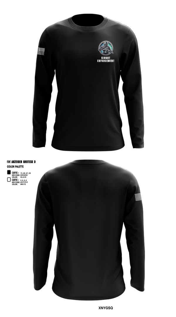 Long Sleeve Performance Shirt, KINGHT ENFORCEMENT, , Teamtime, Team time, sublimation, custom sports apparel, team uniforms, spirit wear, spiritwear, sports uniforms, custom shirts, team store, custom team store, fundraiser sports, apparel fundraiser