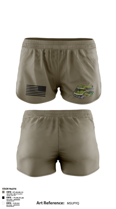 B Co 766 EN BeB 1st Platoon Armored Turtles Ranger Panties - 4