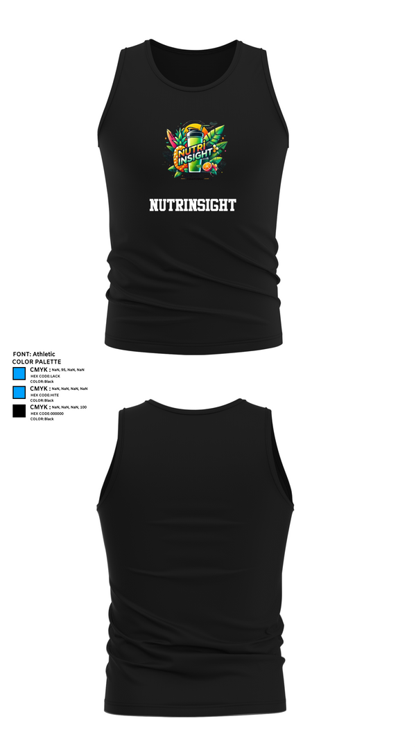 Tank Top, Nutrinsight, , Teamtime, Team time, sublimation, custom sports apparel, team uniforms, spirit wear, spiritwear, sports uniforms, custom shirts, team store, custom team store, fundraiser sports, apparel fundraiser