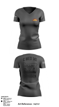 C Med 88701681 Women's Short Sleeve V-neck Shirt - 105