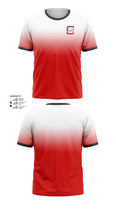 Columbiana High School Basketball 83089115 Short Sleeve Performance Shirt - 40