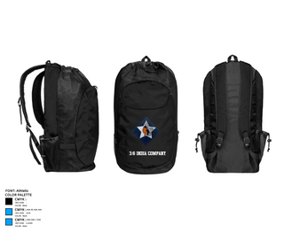 Gear Bag, 3/6 India Company, Marines, Teamtime, Team time, sublimation, custom sports apparel, team uniforms, spirit wear, spiritwear, sports uniforms, custom shirts, team store, custom team store, fundraiser sports, apparel fundraiser