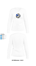 waseca bluejays 96588785 Women's Long Sleeve V-neck Shirt - 15