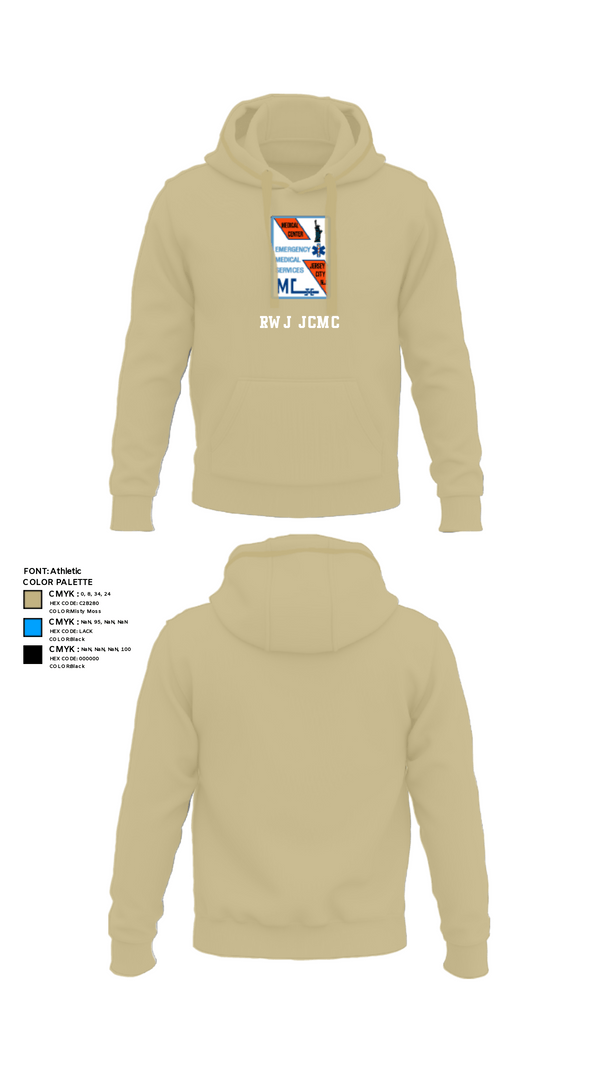 Hoodie, RWJ JCMC, Fire Department, Teamtime, Team time, sublimation, custom sports apparel, team uniforms, spirit wear, spiritwear, sports uniforms, custom shirts, team store, custom team store, fundraiser sports, apparel fundraiser