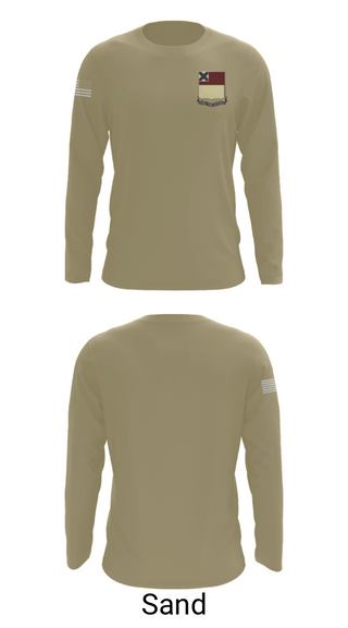Long Sleeve Performance Shirt, HHD 166th Regiment, Army, Teamtime, Team time, sublimation, custom sports apparel, team uniforms, spirit wear, spiritwear, sports uniforms, custom shirts, team store, custom team store, fundraiser sports, apparel fundraiser