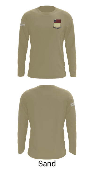 HHD 166th Regiment 4853273 Long Sleeve Performance Shirt - 86