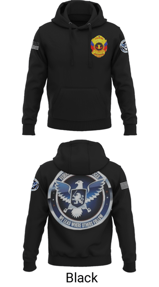 Hoodie, TS FEDERAL PRIVATE SECURITY & BODYGUARD, Police, Teamtime, Team time, sublimation, custom sports apparel, team uniforms, spirit wear, spiritwear, sports uniforms, custom shirts, team store, custom team store, fundraiser sports, apparel fundraiser