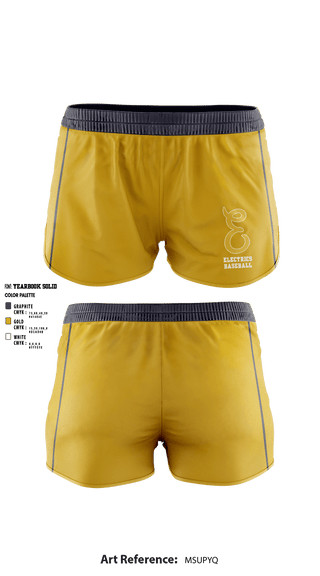 Womens Shorts, Electrics, Baseball, Teamtime, Team time, sublimation, custom sports apparel, team uniforms, spirit wear, spiritwear, sports uniforms, custom shirts, team store, custom team store, fundraiser sports, apparel fundraiser