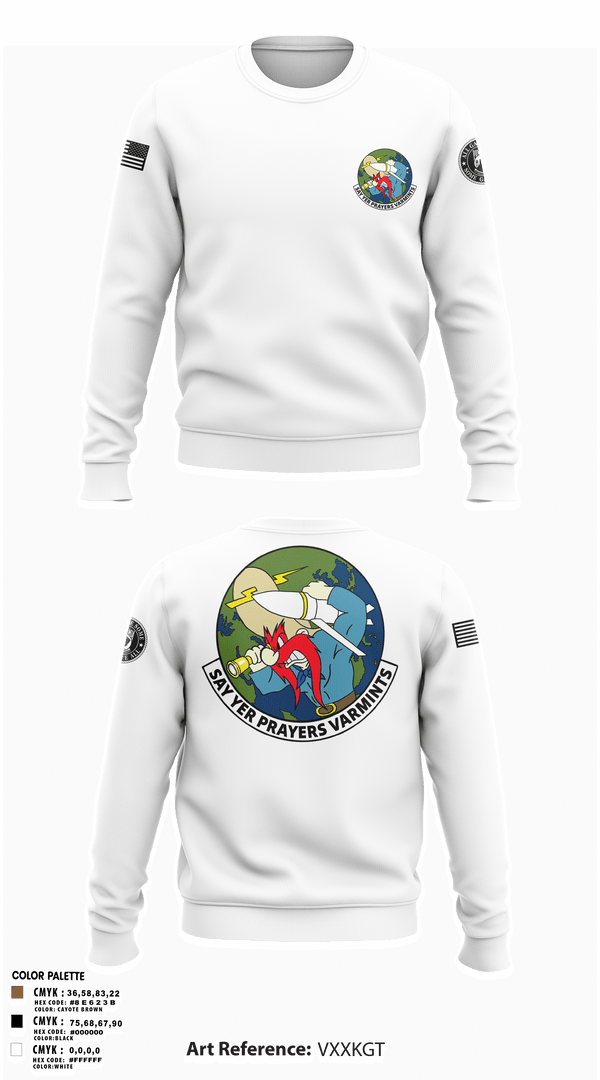 Crew Neck Sweatshirt, 20th Intelligence Squadron, Air Force, Teamtime, Team time, sublimation, custom sports apparel, team uniforms, spirit wear, spiritwear, sports uniforms, custom shirts, team store, custom team store, fundraiser sports, apparel fundraiser