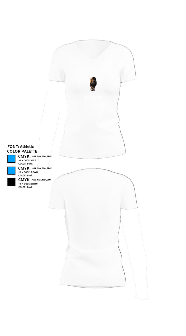 Women's Short Sleeve Vneck Shirt, E Elite, Men's Basketball, Teamtime, Team time, sublimation, custom sports apparel, team uniforms, spirit wear, spiritwear, sports uniforms, custom shirts, team store, custom team store, fundraiser sports, apparel fundraiser