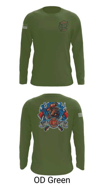 Golden Fire Dept. 85481633 Long Sleeve Performance Shirt - 46