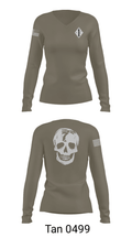 3/7 Kilo 3rd 36158608 Women's Long Sleeve V-neck Shirt - 77
