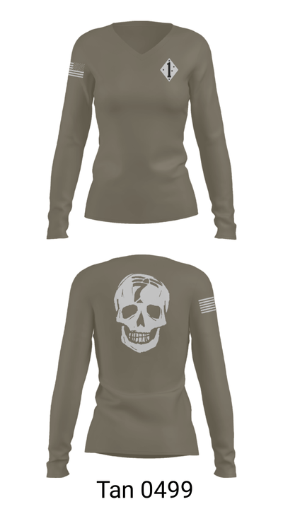 3/7 Kilo 3rd 36158608 Women's Long Sleeve V-neck Shirt - 77