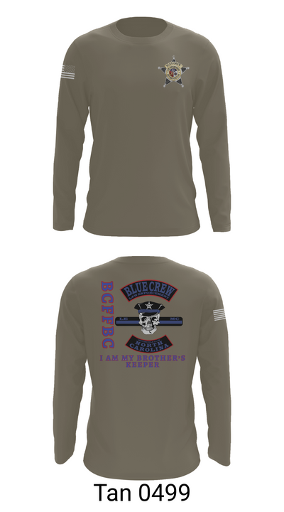 Bluecrew law enforcement motorcycle club 56909917 Long Sleeve Performance Shirt 63