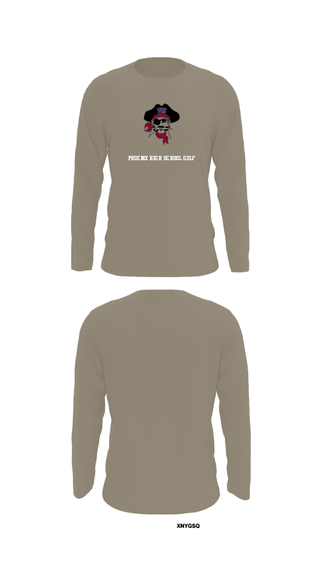 Long Sleeve Performance Shirt, Phoenix High School Golf, Golf, Teamtime, Team time, sublimation, custom sports apparel, team uniforms, spirit wear, spiritwear, sports uniforms, custom shirts, team store, custom team store, fundraiser sports, apparel fundraiser