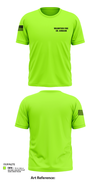Volunteer Fire Co. Ainaloa 35465352 Short Sleeve Performance Shirt - 136