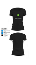 Moondog pub and grub 52756247 Women's Short Sleeve V-neck Shirt - 37