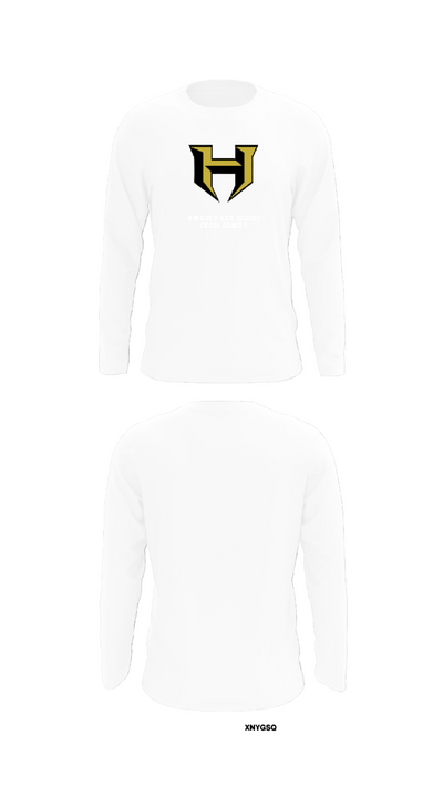 Hubbard High School Cross Country 91510067 Long Sleeve Performance Shirt - 8