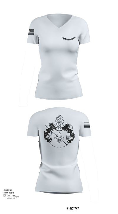 NA 10904761 Women's Short Sleeve V-neck Shirt - 133