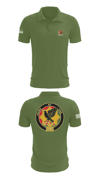 Short Sleeve Performance Polo, D FST 8-1 CAV, Army, Teamtime, Team time, sublimation, custom sports apparel, team uniforms, spirit wear, spiritwear, sports uniforms, custom shirts, team store, custom team store, fundraiser sports, apparel fundraiser