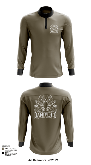 Quarter Zip Jacket, Daniel Co, , Teamtime, Team time, sublimation, custom sports apparel, team uniforms, spirit wear, spiritwear, sports uniforms, custom shirts, team store, custom team store, fundraiser sports, apparel fundraiser