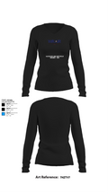 Walter Reed Army Institute of Research - West 71729824 Women's Long Sleeve V-neck Shirt - 22