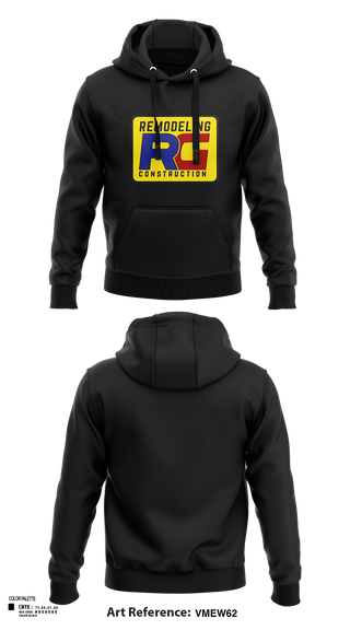 Hoodie, Rg remodeling, , Teamtime, Team time, sublimation, custom sports apparel, team uniforms, spirit wear, spiritwear, sports uniforms, custom shirts, team store, custom team store, fundraiser sports, apparel fundraiser