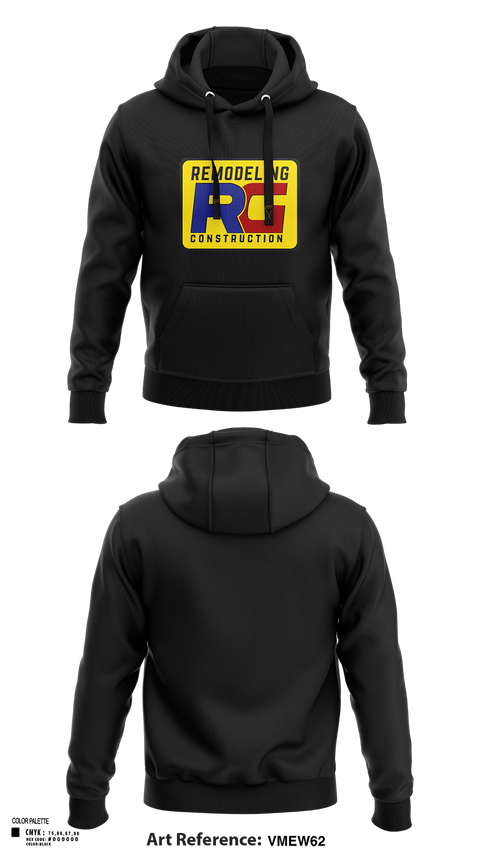 Hoodie, Rg remodeling, , Teamtime, Team time, sublimation, custom sports apparel, team uniforms, spirit wear, spiritwear, sports uniforms, custom shirts, team store, custom team store, fundraiser sports, apparel fundraiser