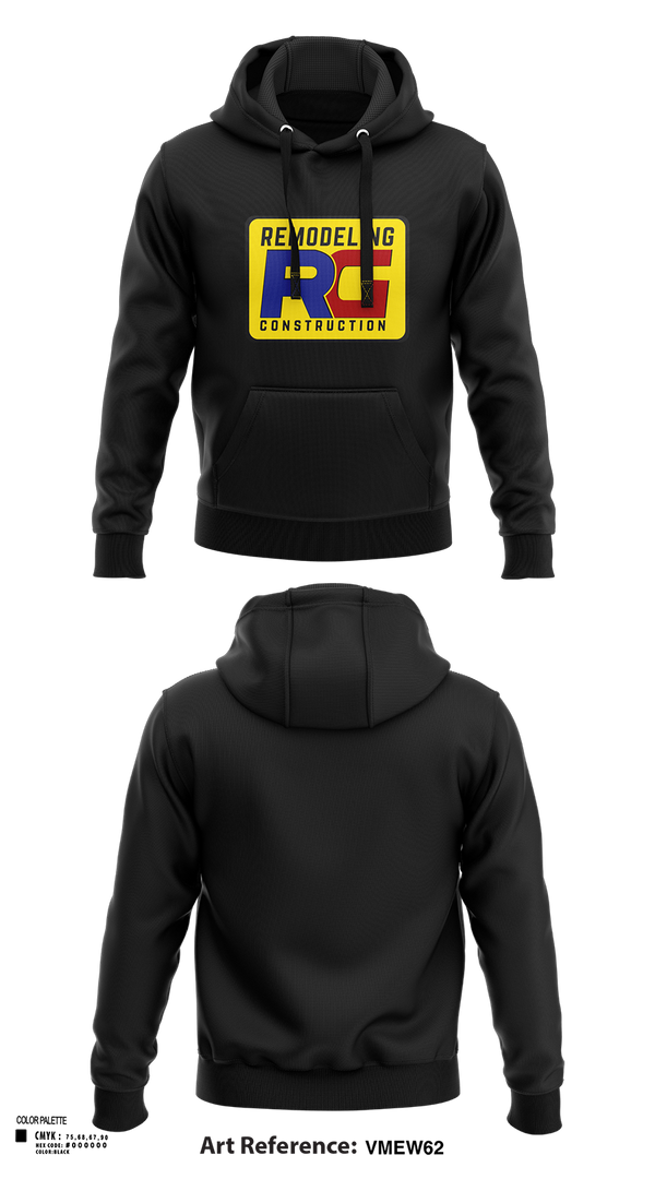 Hoodie, Rg remodeling, , Teamtime, Team time, sublimation, custom sports apparel, team uniforms, spirit wear, spiritwear, sports uniforms, custom shirts, team store, custom team store, fundraiser sports, apparel fundraiser