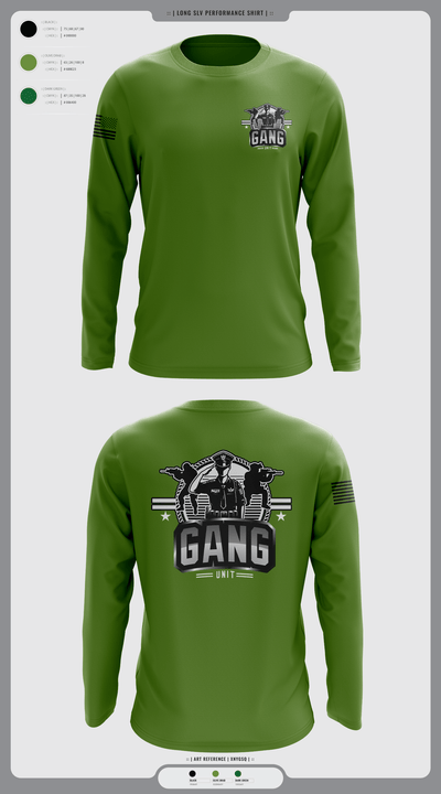 Gang Unit 10154965 Long Sleeve Performance Shirt 2